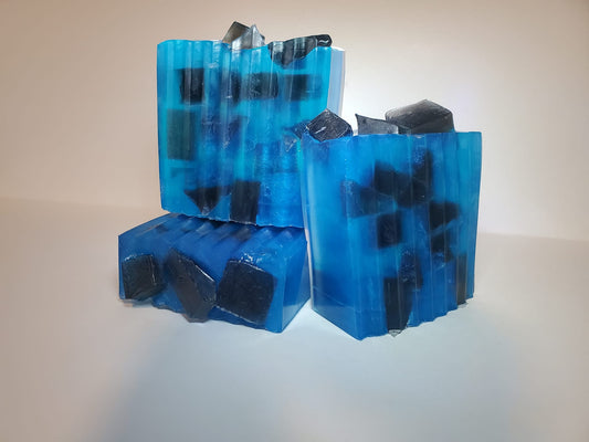Blue on Black